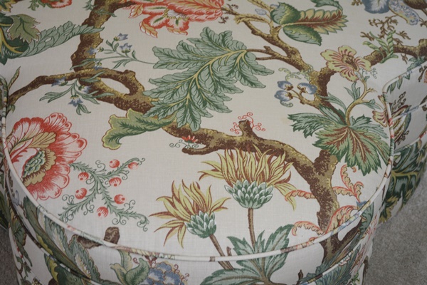 Stanford Furniture Botanical Upholstered Trefoil Ottoman