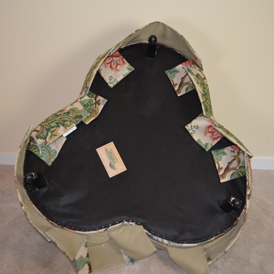 Stanford Furniture Botanical Upholstered Trefoil Ottoman