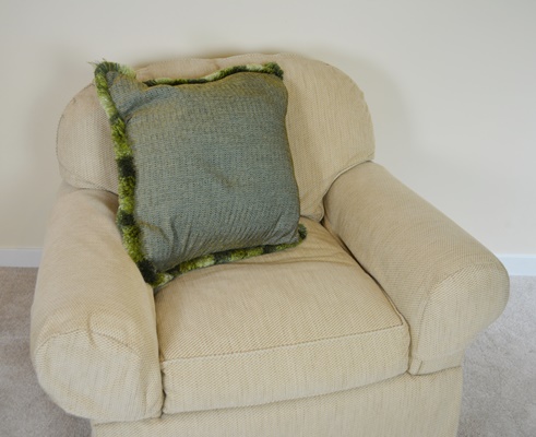 Stanford Furniture Beige Upholstered Arm Chair