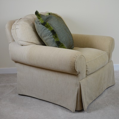 Stanford Furniture Beige Upholstered Arm Chair