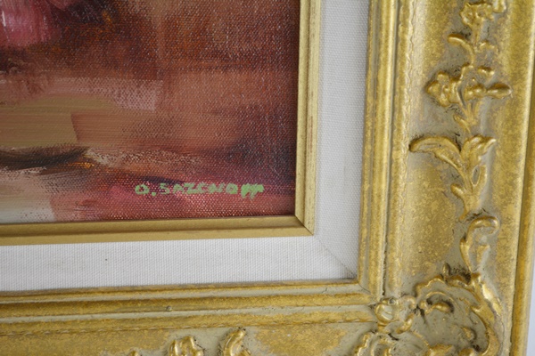 Dayle Sazonoff Original Still Life Oil Painting of Roses