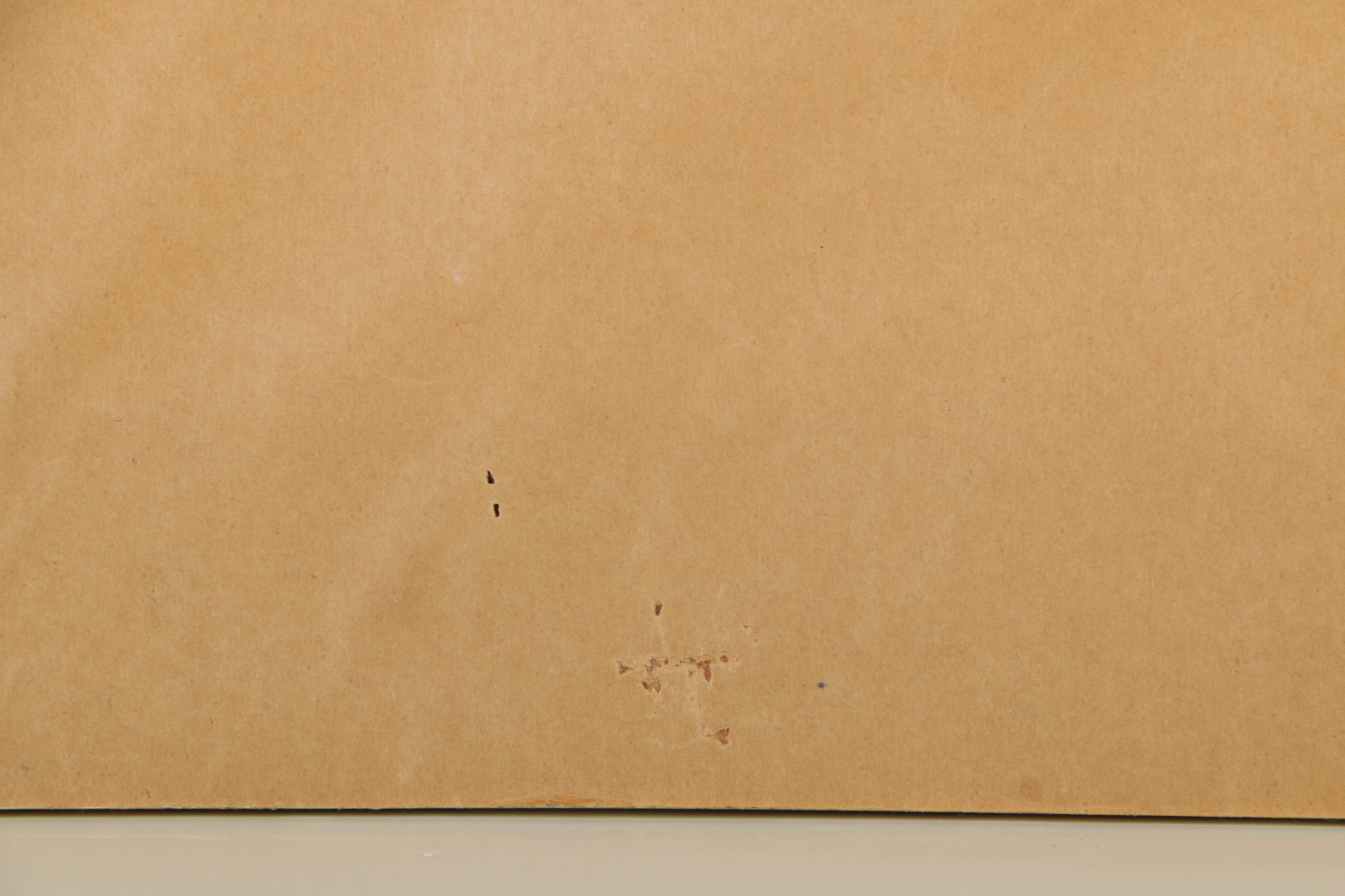 Paco Felici Acrylic Painting "Dan Rather" and Offset Lithograph of Flowers