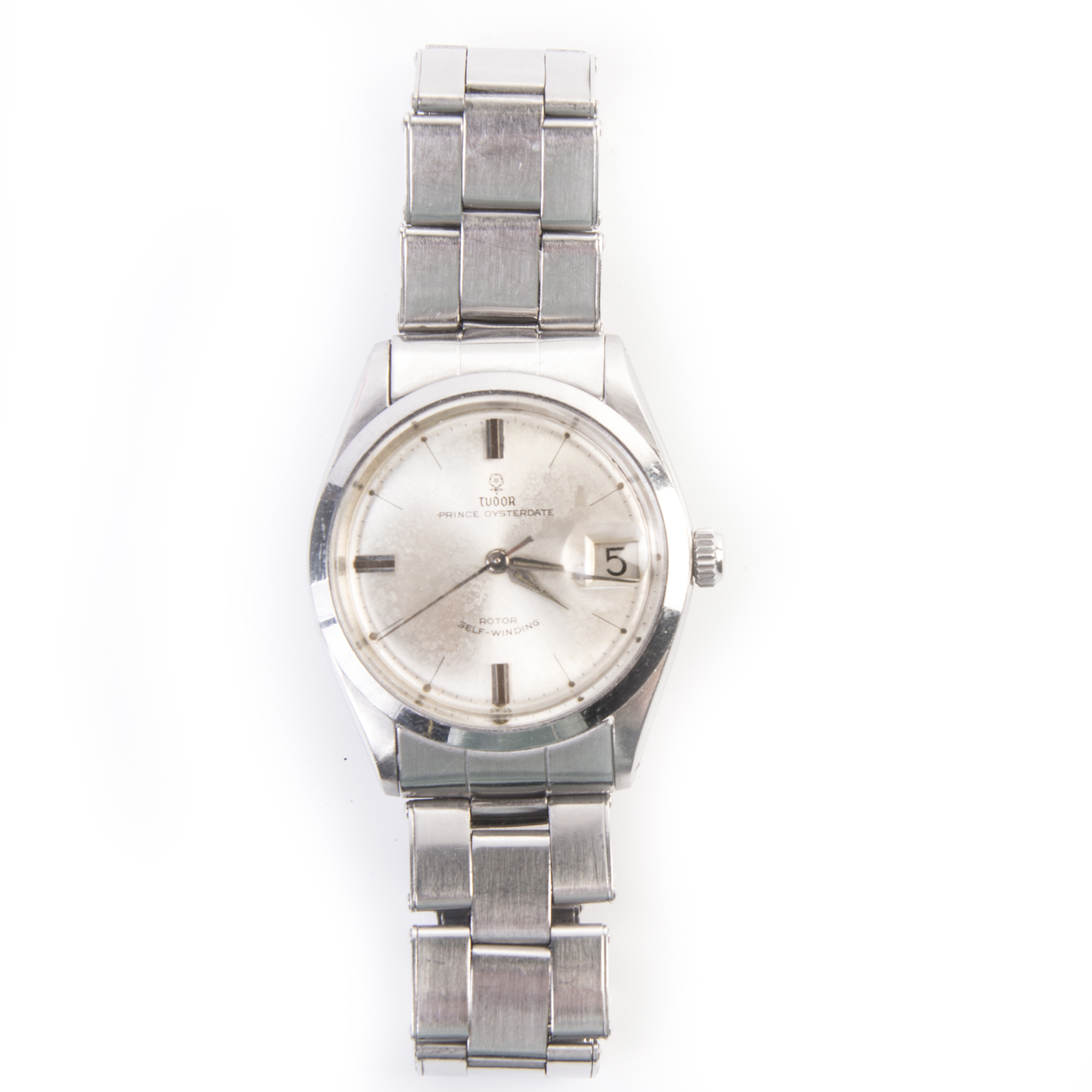 Rolex Tudor Prince Oysterdate Stainless Steel Watch
