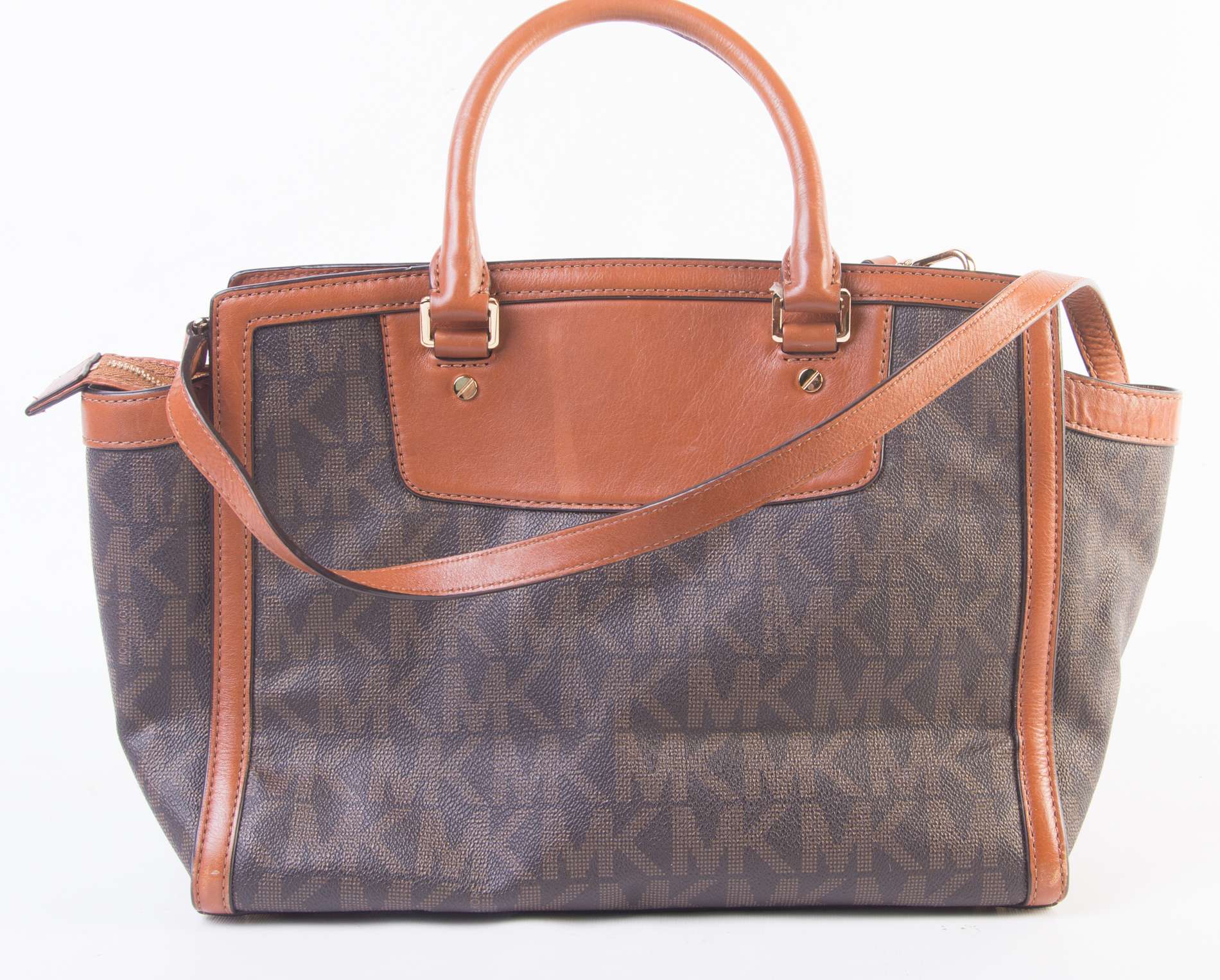 MICHAEL Michael Kors Leather Monogram Handbag