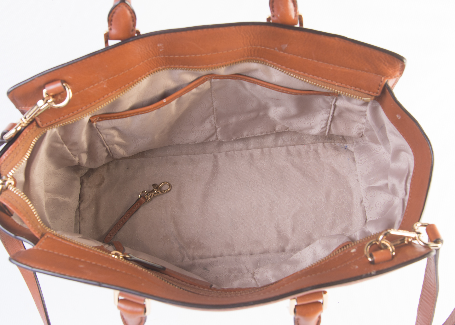 MICHAEL Michael Kors Leather Monogram Handbag