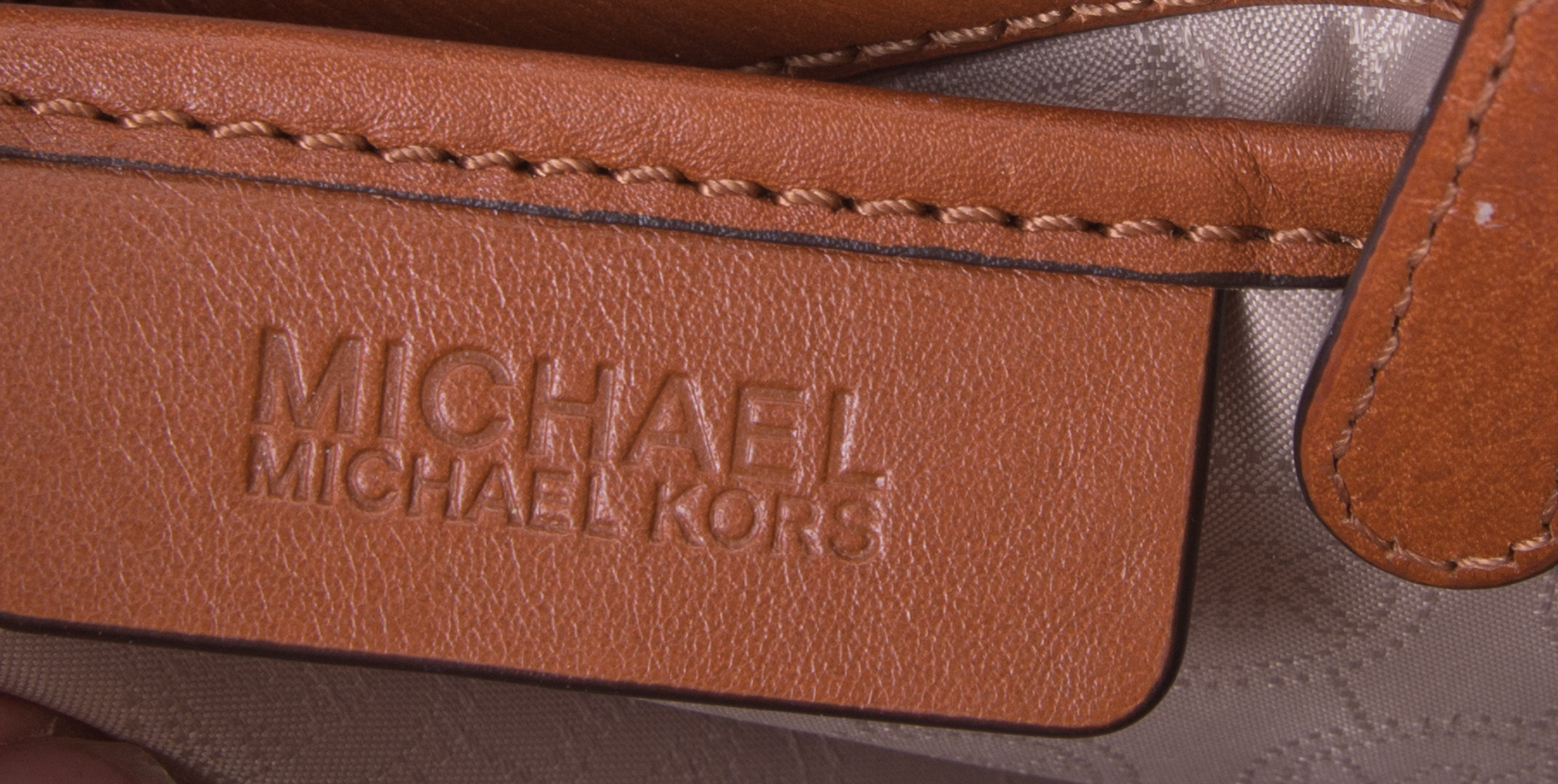 MICHAEL Michael Kors Leather Monogram Handbag