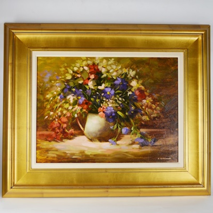 Dayle Sazonoff Original Still Life Oil Painting