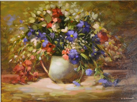 Dayle Sazonoff Original Still Life Oil Painting