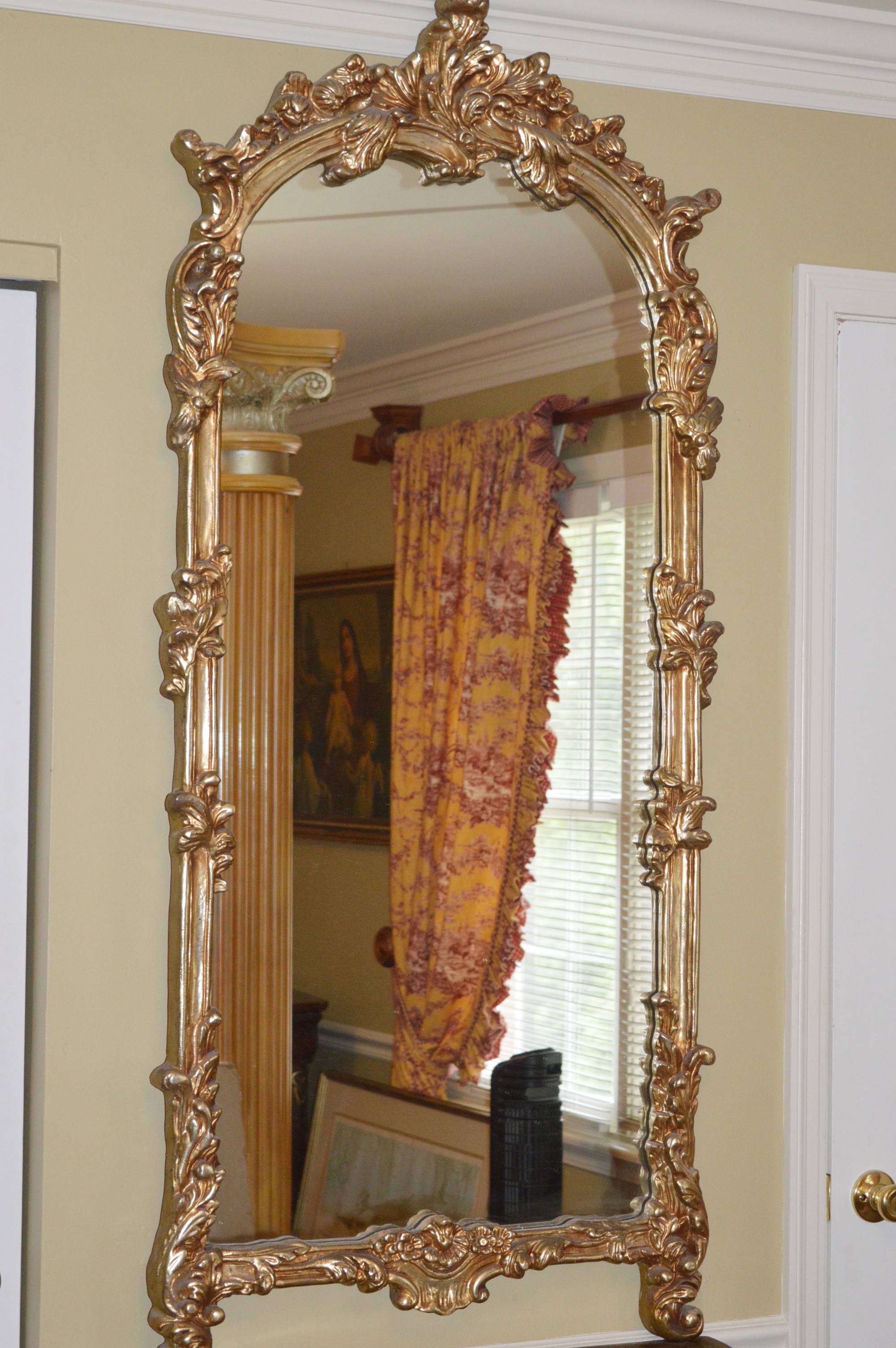 Carved Gilt Wood Wall Mirror
