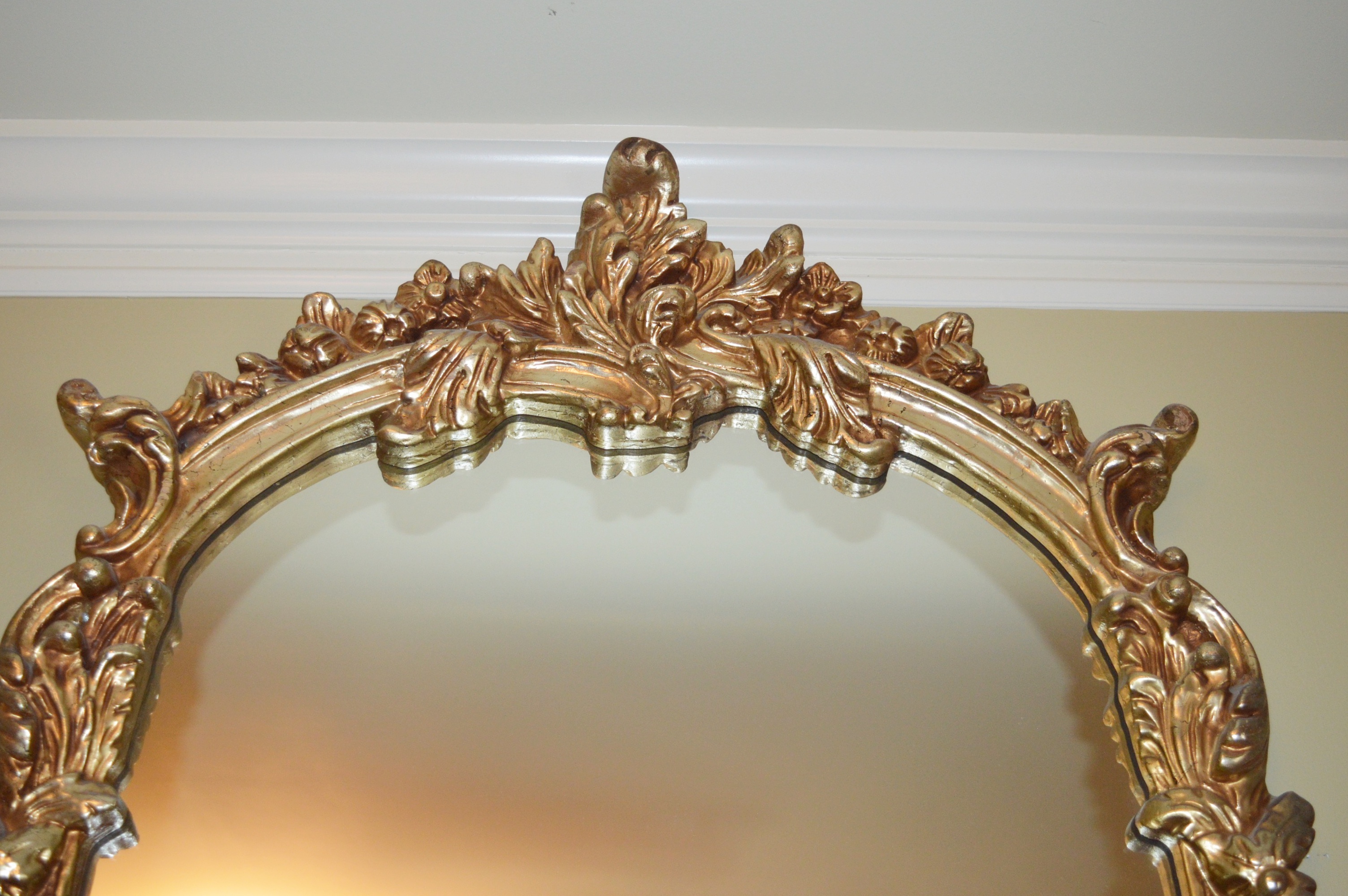 Carved Gilt Wood Wall Mirror