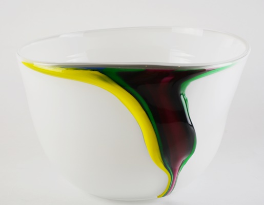 Fujimori Art Glass Bowl