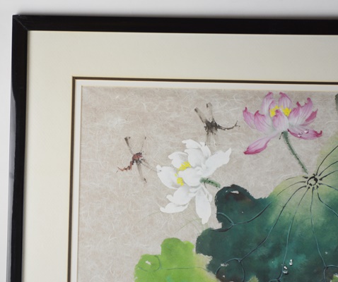 Karl J. Feng Original Watercolor "Lotus"