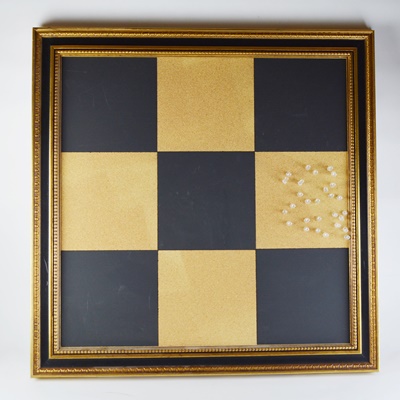 Framed Combination Chalk/Cork Message Board