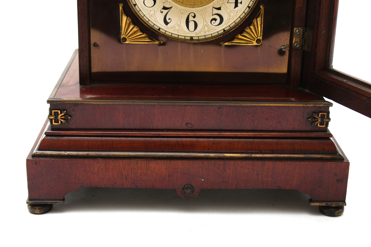 Antique Hamburg American 8 Day "Ting Tang" Mantel Clock, Circa 1882