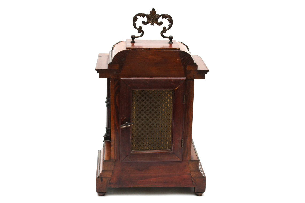 Antique Hamburg American 8 Day "Ting Tang" Mantel Clock, Circa 1882