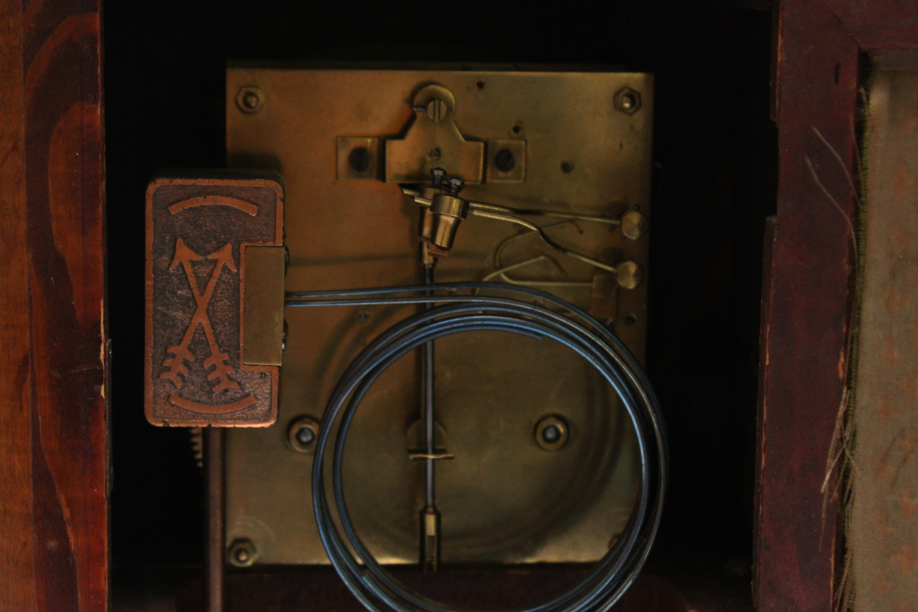 Antique Hamburg American 8 Day "Ting Tang" Mantel Clock, Circa 1882