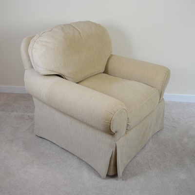 Stanford Furniture Beige Upholstered Arm Chair