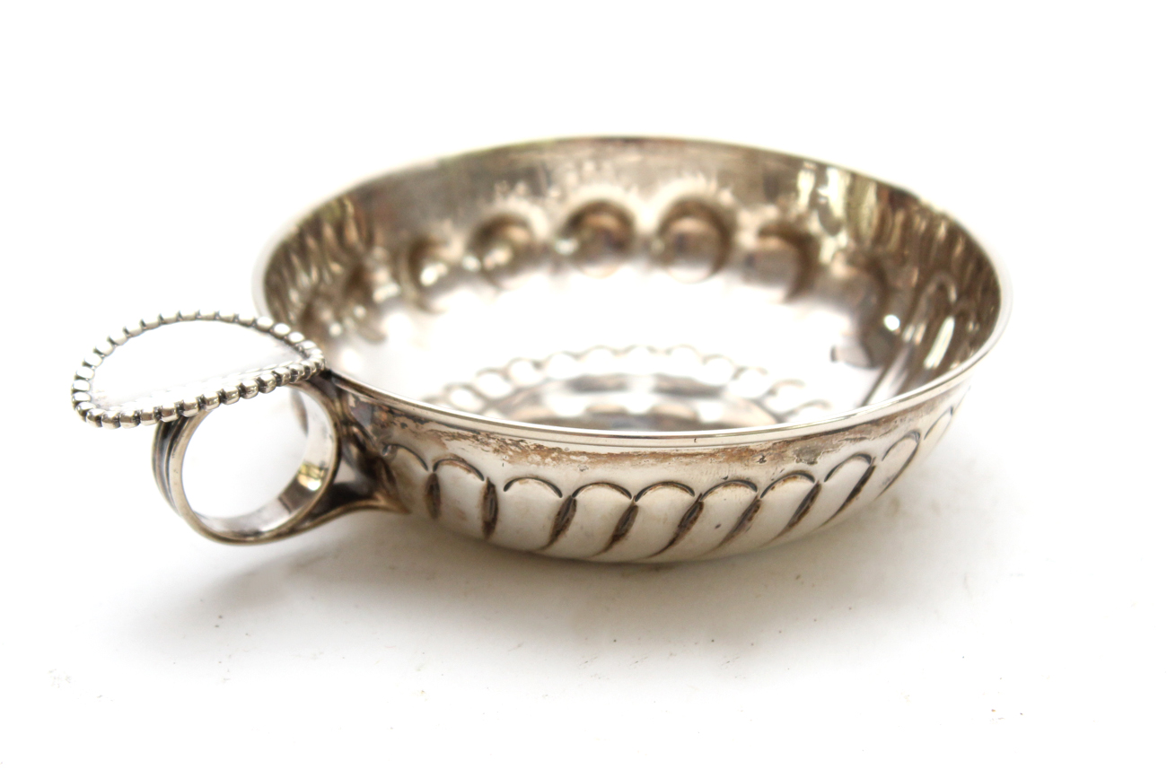 Prill Silver Company Sterling Silver Tastevin