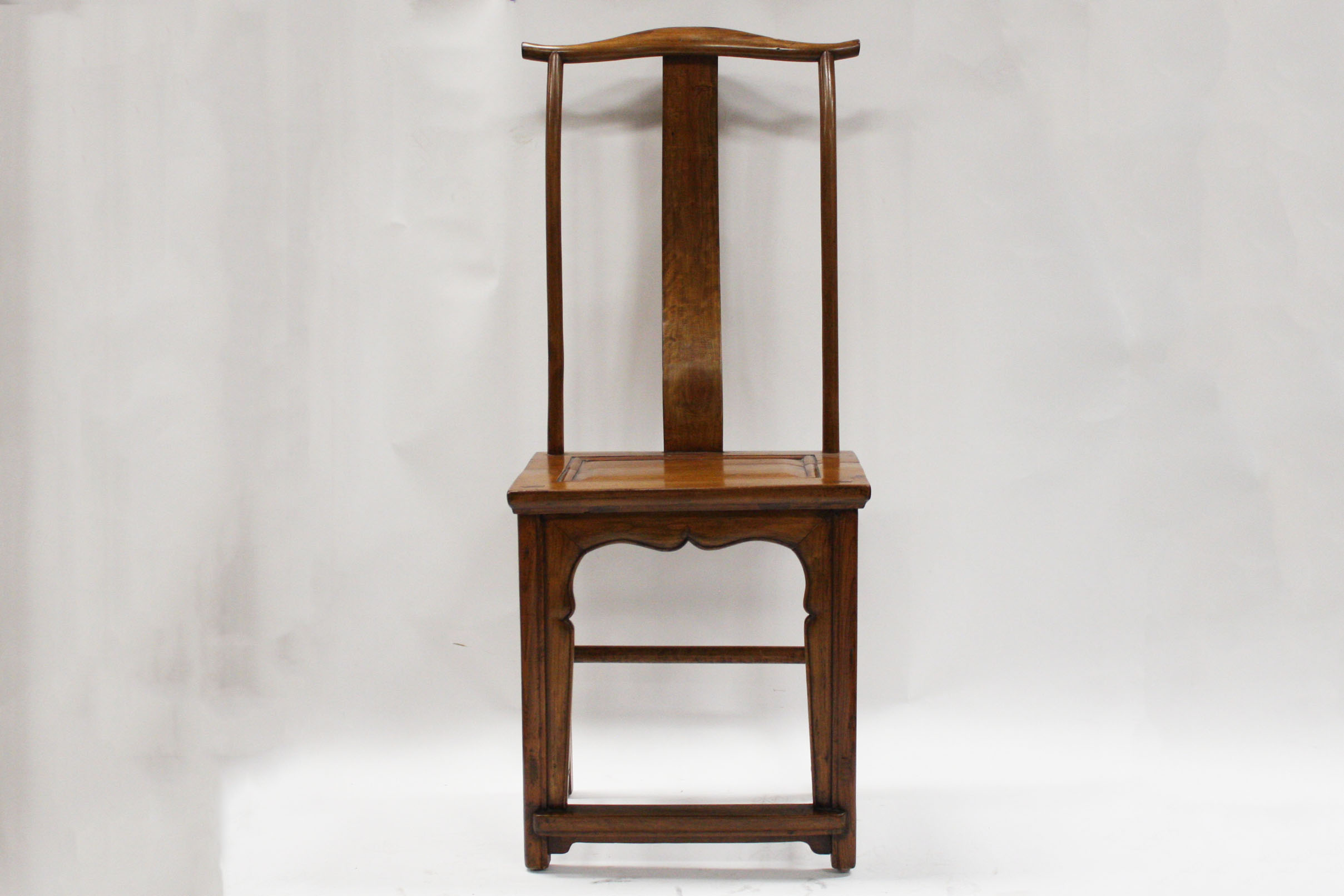 Pair of Chinese Lamphanger Walnut Chairs