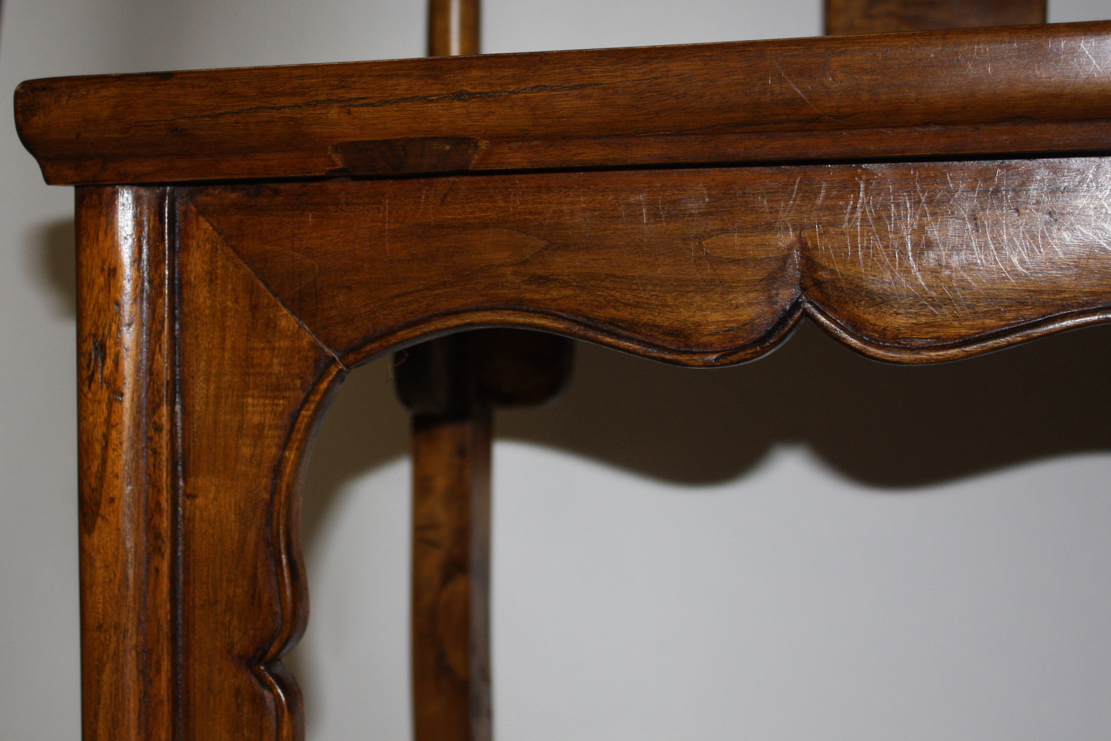 Pair of Chinese Lamphanger Walnut Chairs