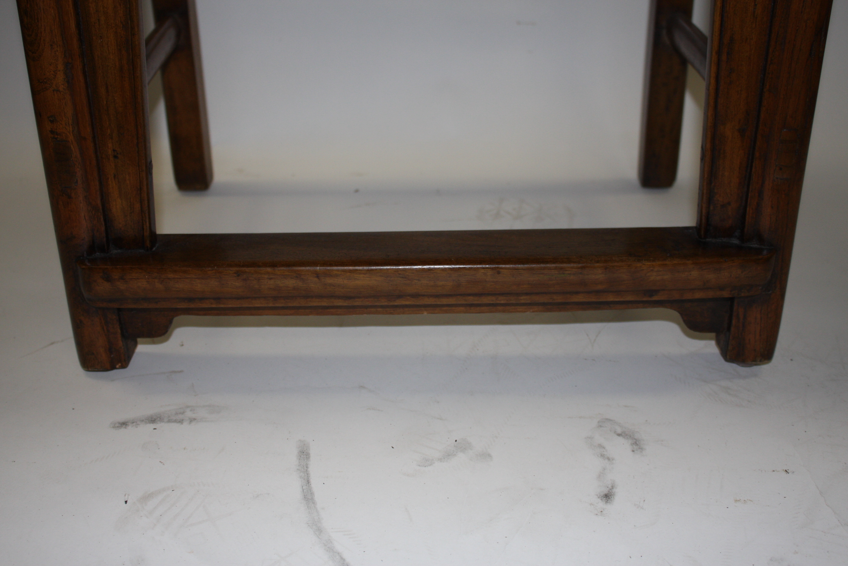 Pair of Chinese Lamphanger Walnut Chairs