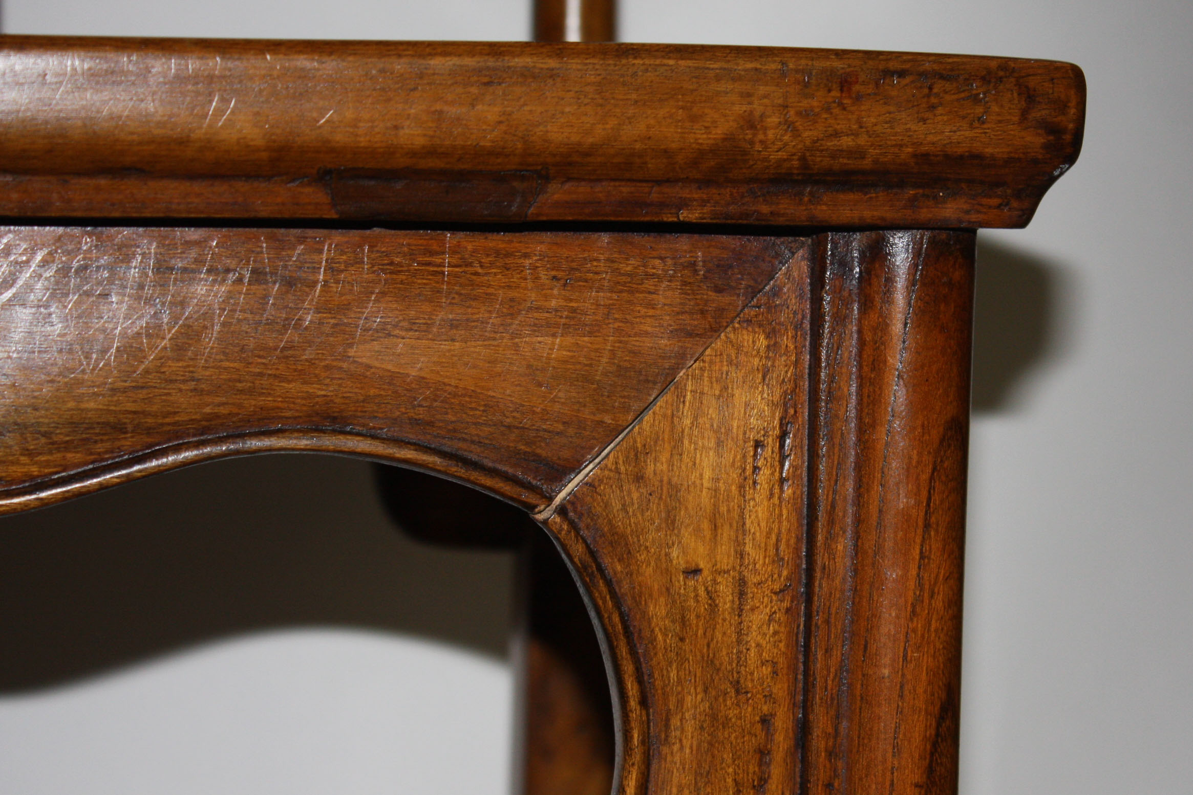 Pair of Chinese Lamphanger Walnut Chairs