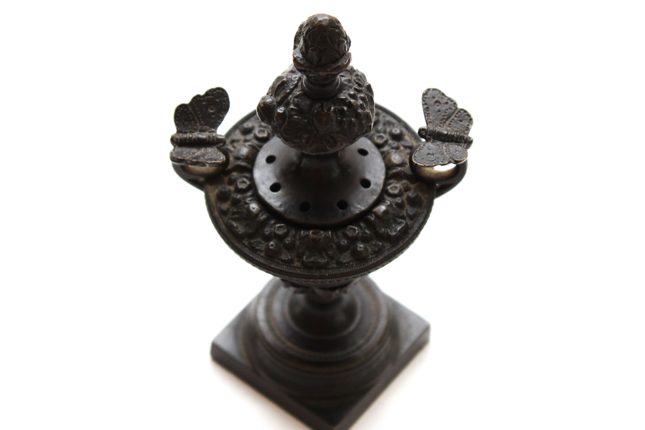 Ornate Pedestal Incense Burner