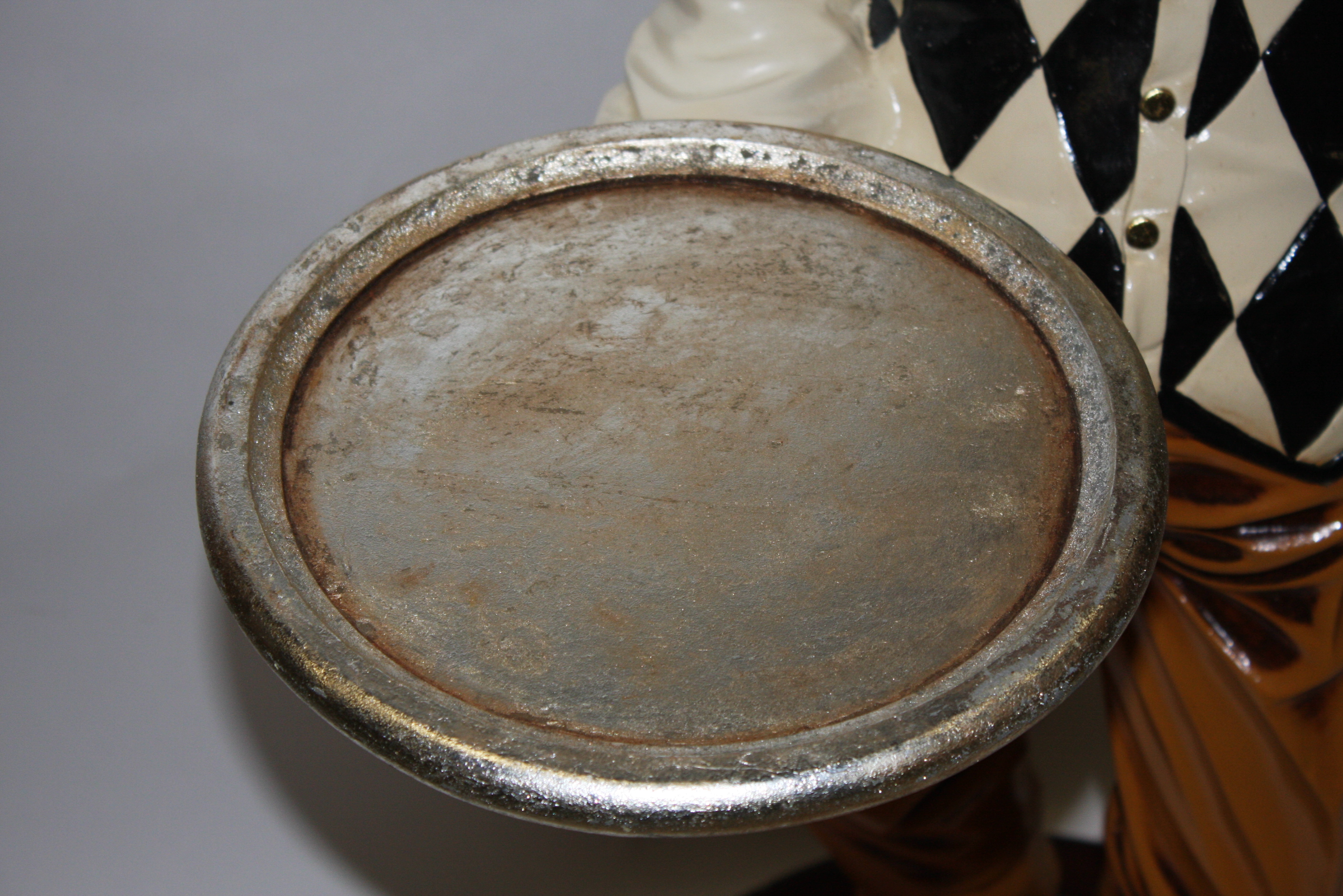 Plastic Monkey Waiter Statue