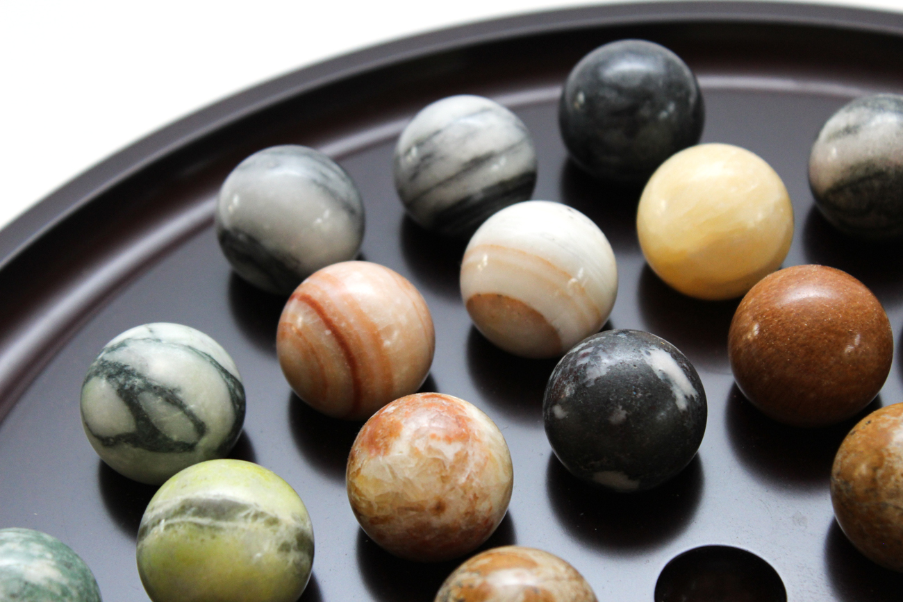 Bombay Company Marble Solitaire Game