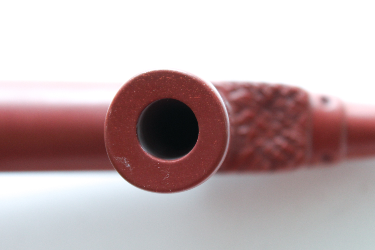 Signed Carved Catlinite Pipestone Eagle Pipe By Alan Monroe