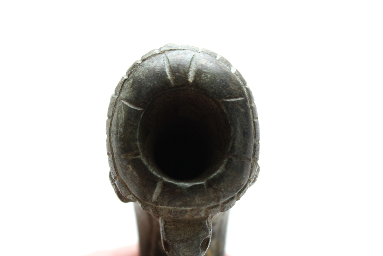 Antique Carved Iroquois Trumpet Pipe