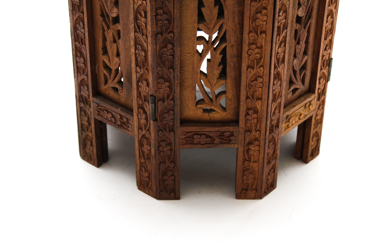 Carved Folding Stand From India