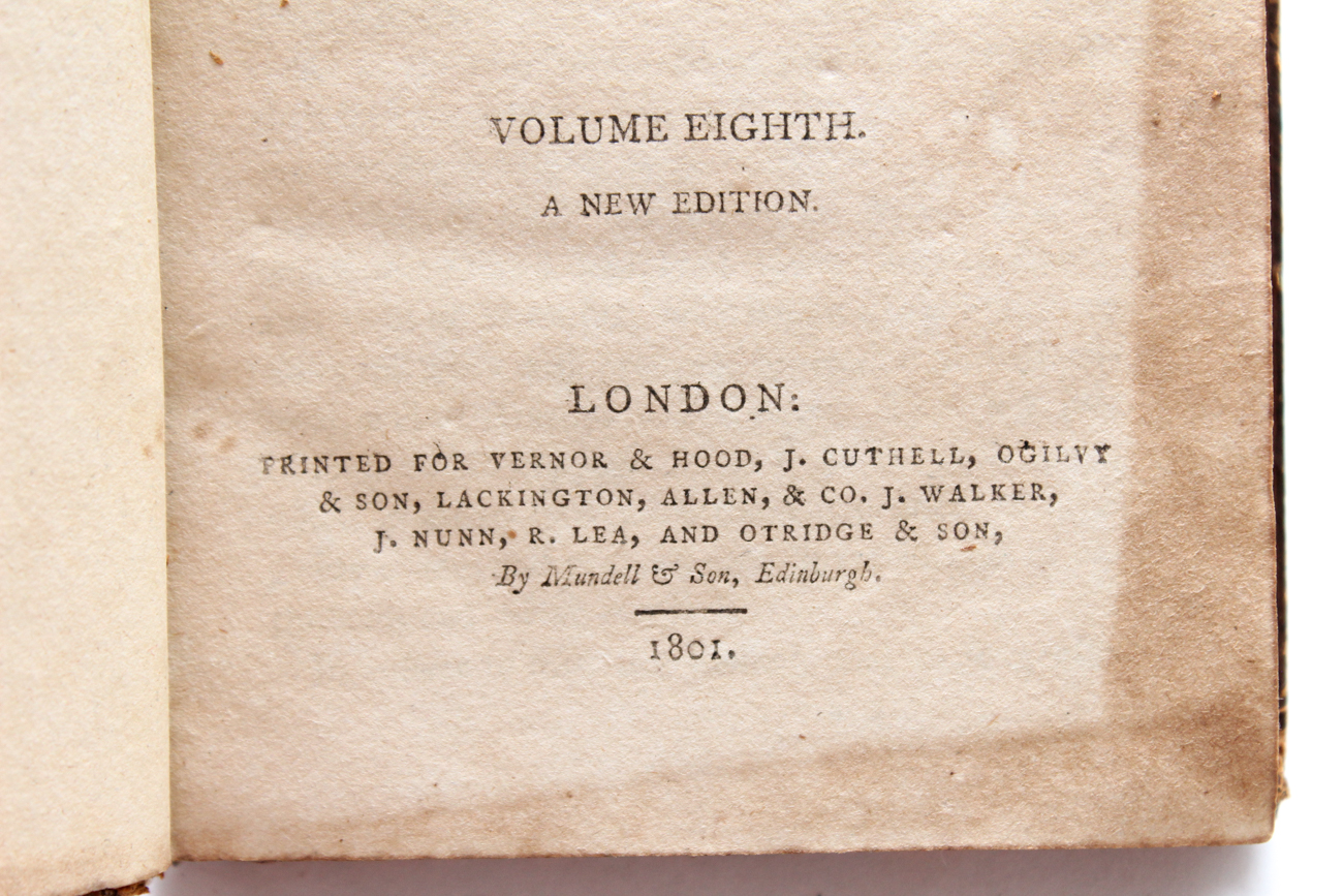 1801 "Letters Written By a Turkish Spy", Volume Eight