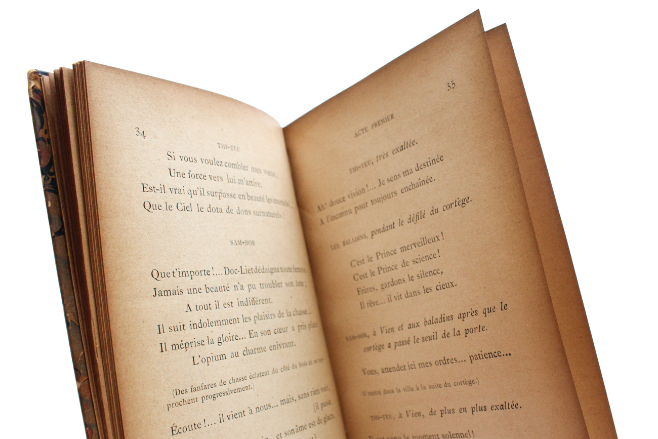 1900 Edition "Thi-Teu:  Opéra En 3 Actes Et 4 Tableaux"