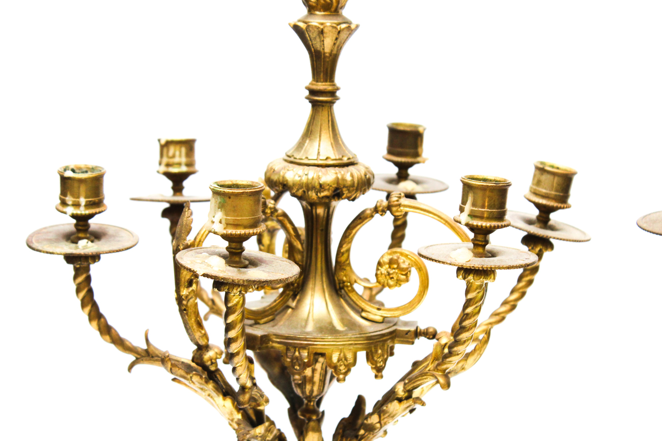 Pair of Antique Louis XVI Style Candelabra