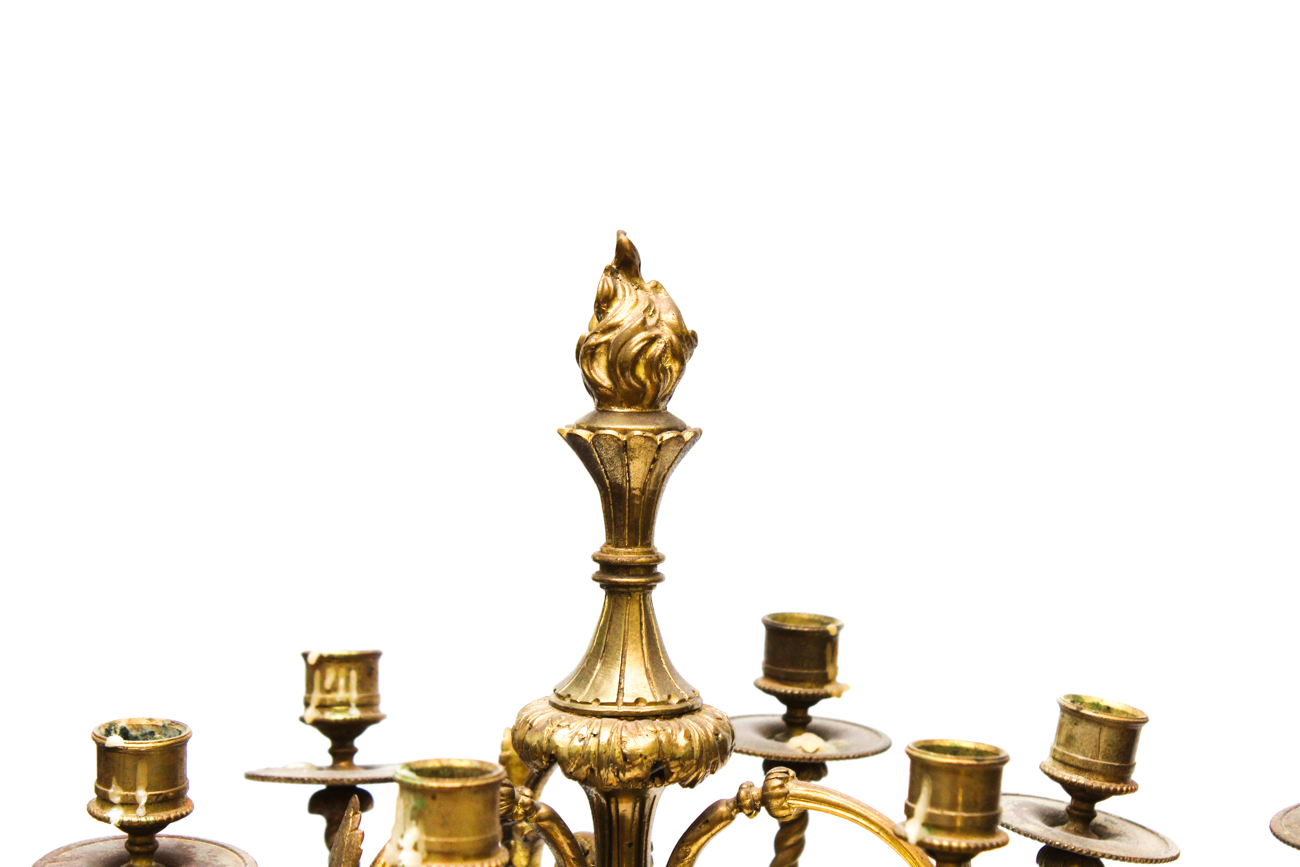 Pair of Antique Louis XVI Style Candelabra