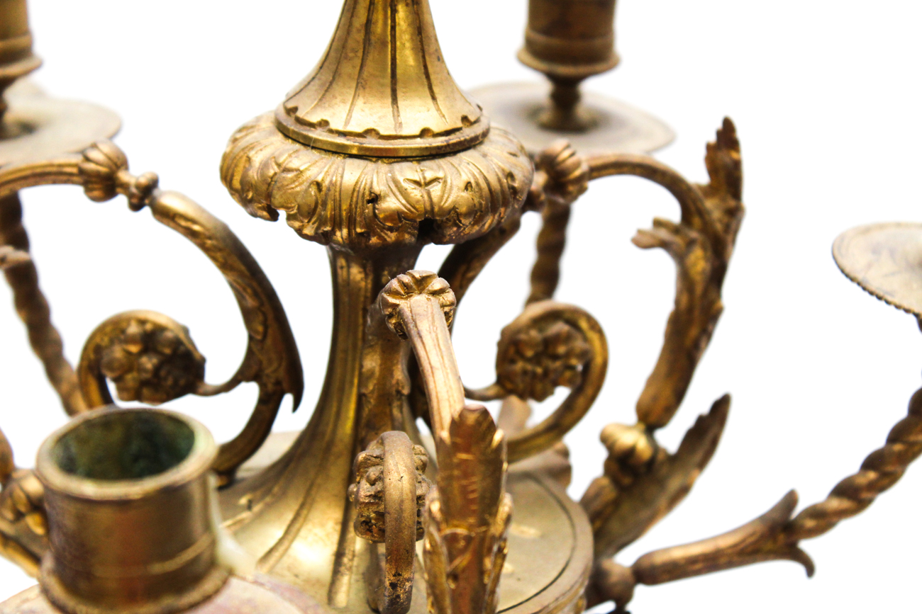 Pair of Antique Louis XVI Style Candelabra