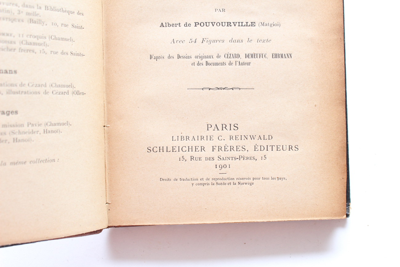 Two Volumes From "Bibliothèque D'histoire Et De Géographie Universell"