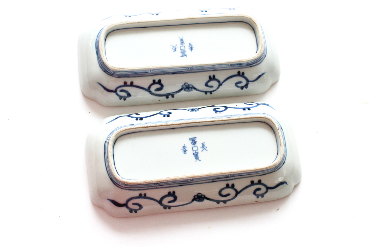 Hand-Painted East Asian Porcelain Ware