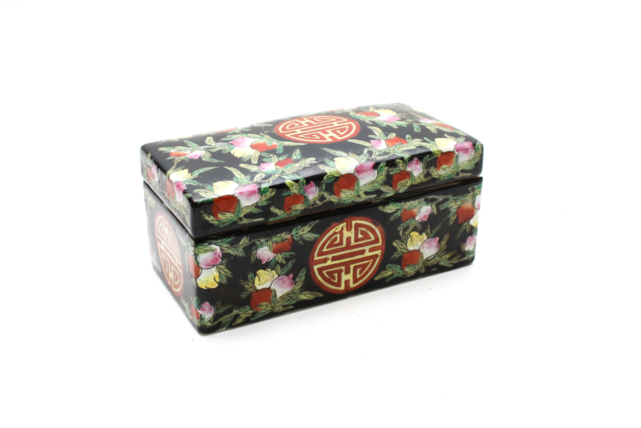 Hand-Painted East Asian Porcelain Ware