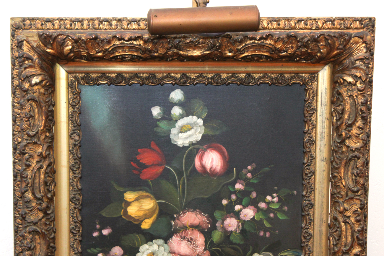 R. Rosini Oil on Canvas Still Life