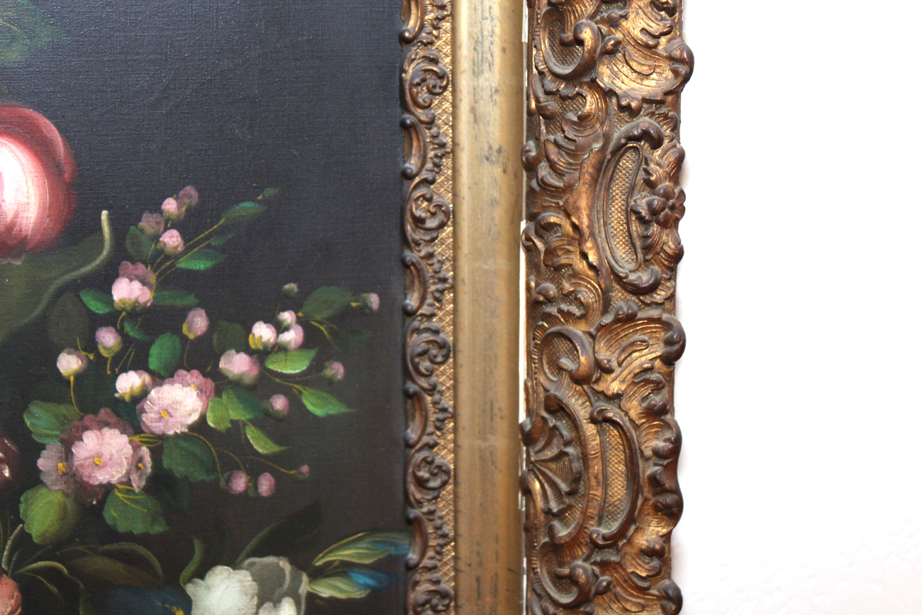 R. Rosini Oil on Canvas Still Life