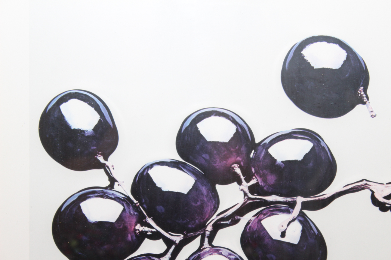 Signed Henry Sandbank Offset Lithograph “Grapes”