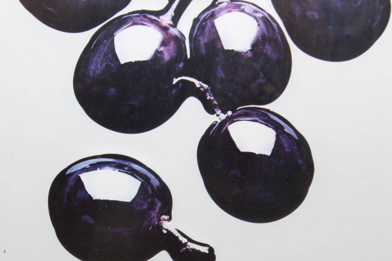 Signed Henry Sandbank Offset Lithograph “Grapes”