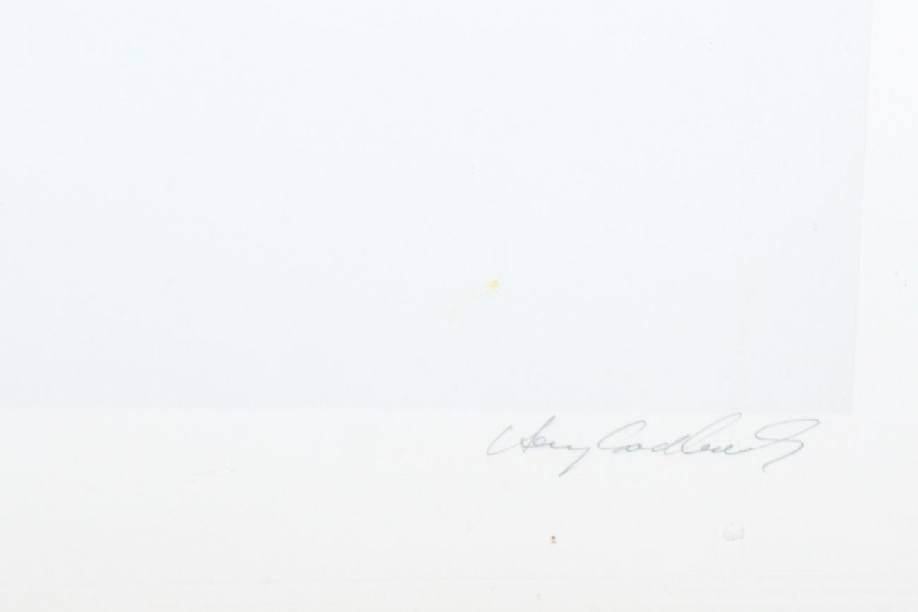 Signed Henry Sandbank Offset Lithograph “Grapes”