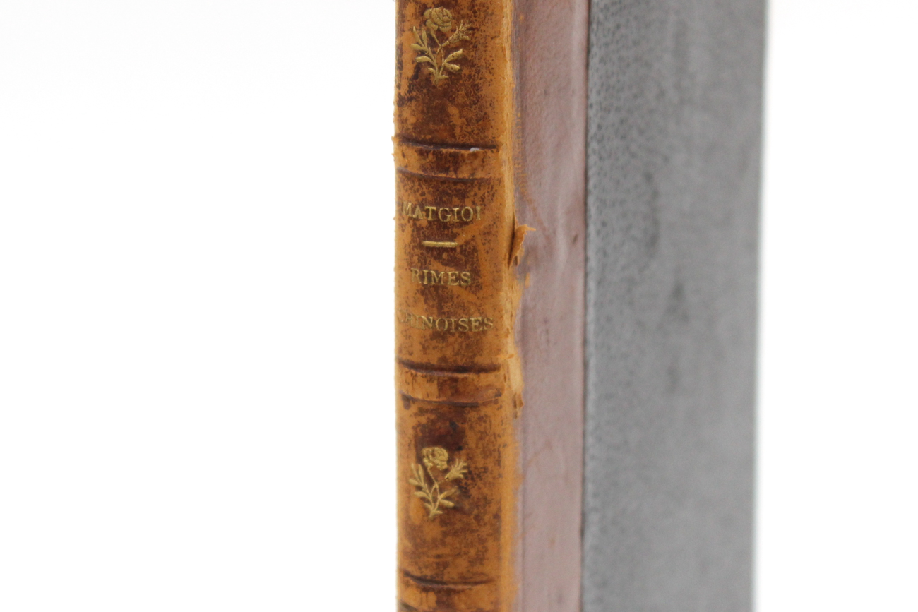 1904 Edition "Rimes Chinoises" By Matgioi (Albert de Pouvourville)