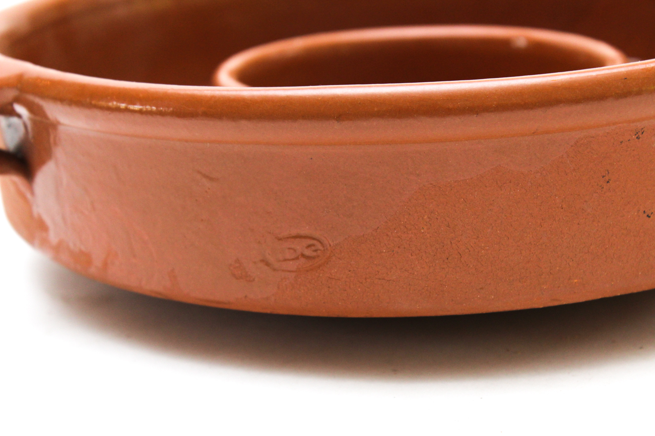 Pair of Hand-Thrown Terracotta Serving Bowls