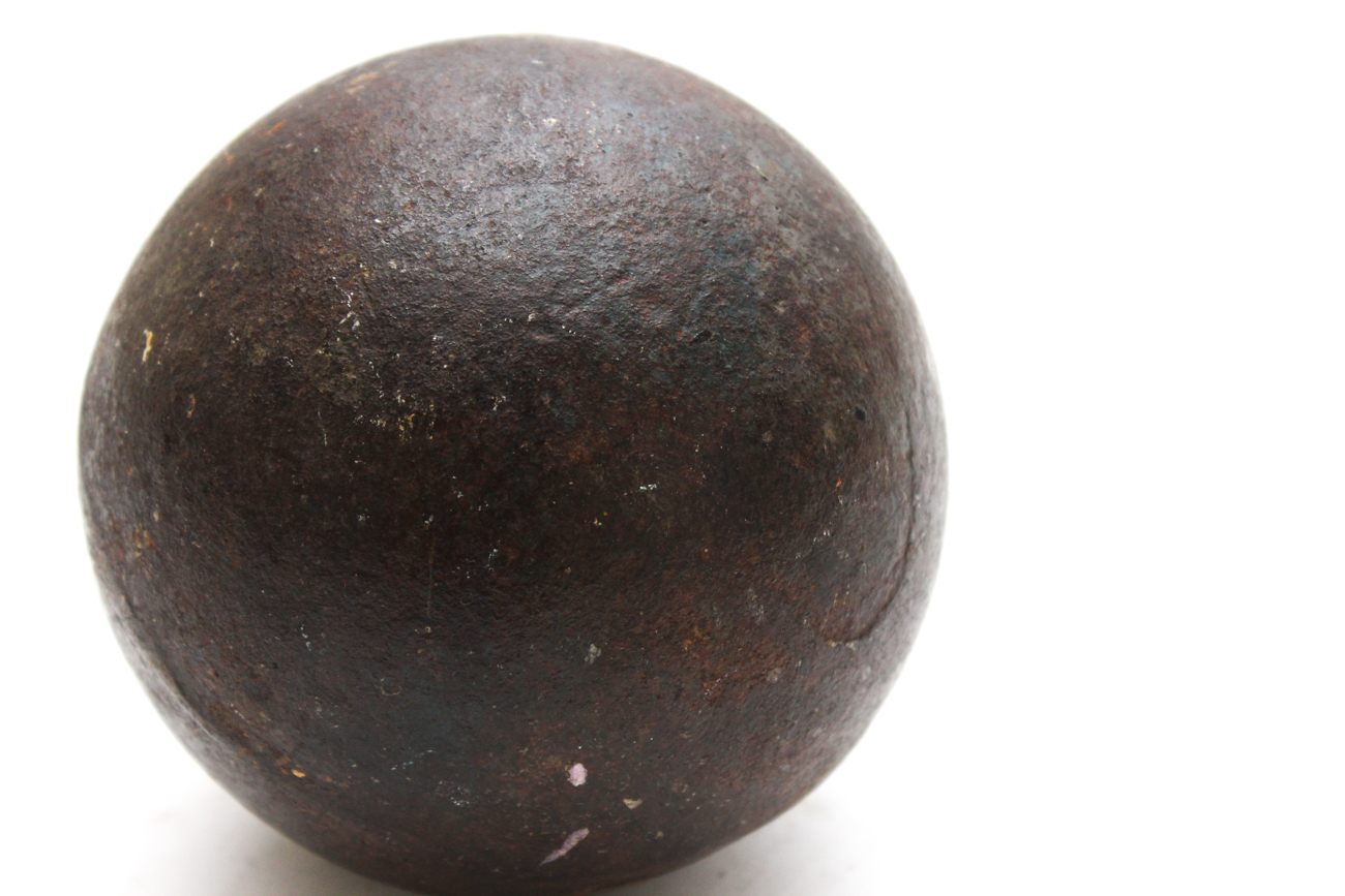Antique Cast Iron Cannon Ball
