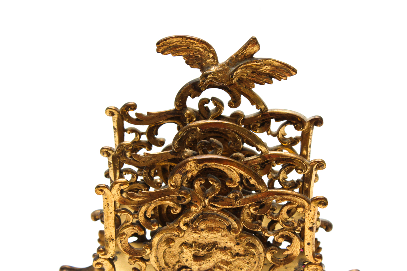 Antique Brass Letter Holder