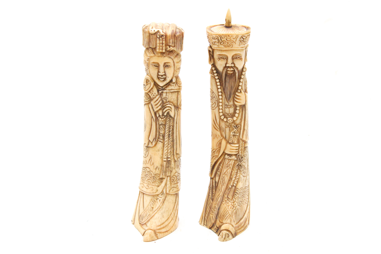 Chinese Carved Bone Figurines